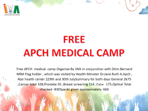 APCH Medical Camp