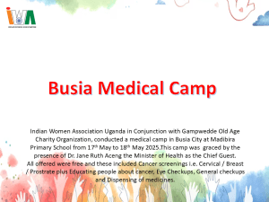 Busiya Medical Camp